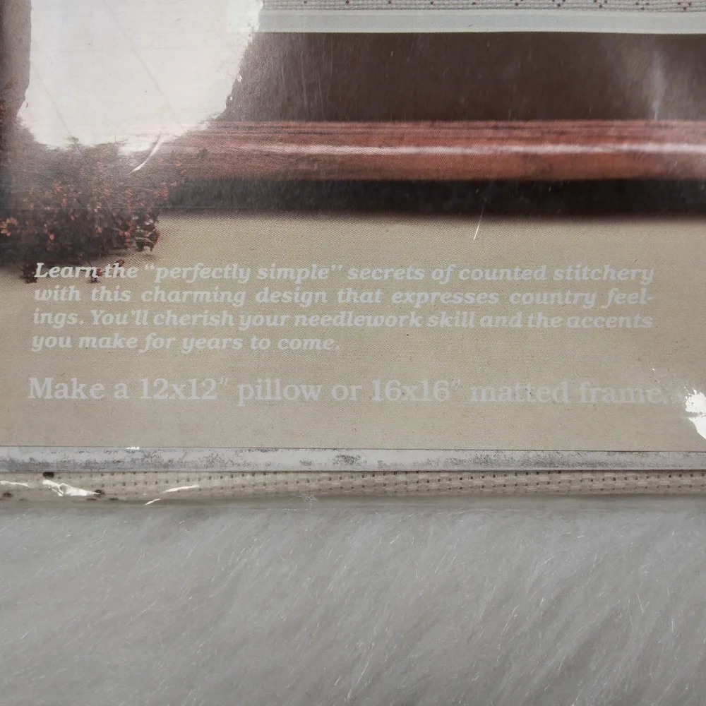 COUNTED CROSS STITCH KIT McNeill 5525, Duck Decoy